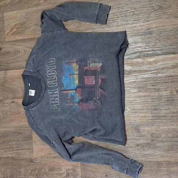 Pink Floyd Women's Graphic Long Sleeve Gray Sweatshirt. - Picture 5 of 8